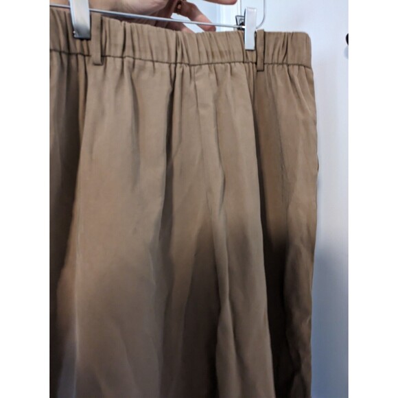 Mango Casual Pants Wideleg Trousers with Elastic Waist Large - Picture 7 of 10